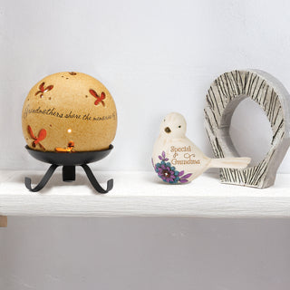 Grandmothers 4" Pierced Round Candle Holder