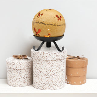 Grandmothers 4" Pierced Round Candle Holder