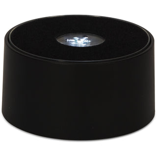 3" Black Flocked-LED Illuminated Turntable Turntable Display with 120V- AC USA Plug