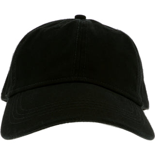 Blank Black Black Adjustable Hat