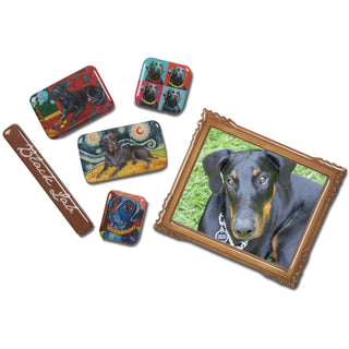 Yellow Lab 3.125" x 4.125" Magnet Set