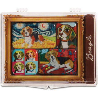 Beagle 3.125" x 4.125" Magnet Set