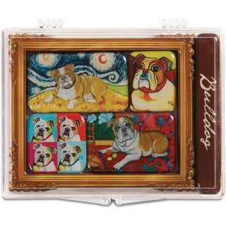 Bulldog 3.125" x 4.125" Magnet Set