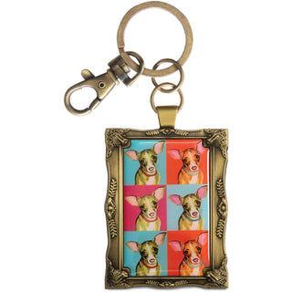 Chihuahua - Woofhol 2" x 2.75" Keychain