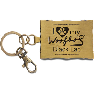 Black Lab - Woofhol 2" x 2.75" Warhol Dog Keychain