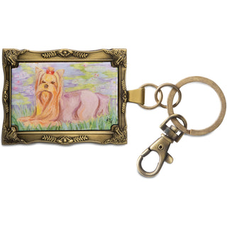 Yorkshire Terrier - Bonet 2" x 2.75" Keychain