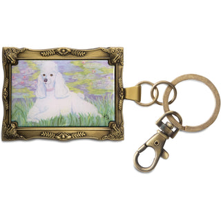 Poodle - Bonet 2" x 2.75" Keychain