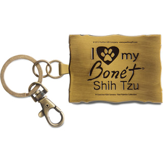 Shih Tzu - Bonet 2" x 2.75" Keychain