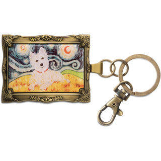 West Highland Terrier - Van 2" x 2.75" Keychain