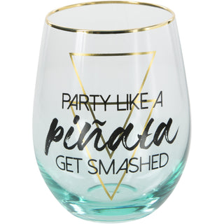 Party 18 oz Stemless Wine Glass