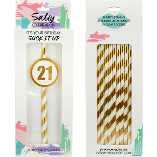 21 24 Pack Party Straws