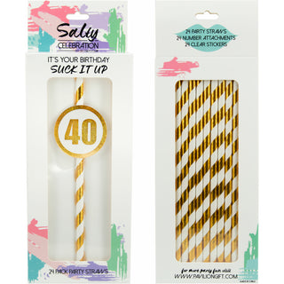 40 24 Pack Party Straws