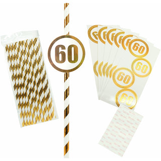 60 24 Pack Party Straws