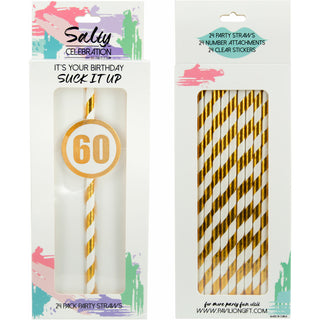 60 24 Pack Party Straws