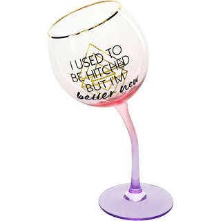 Better Now 11 oz Tipsy Stemmed Wine Glass