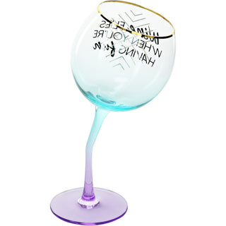 Wine Flies 11 oz Tipsy Stemmed Wine Glass