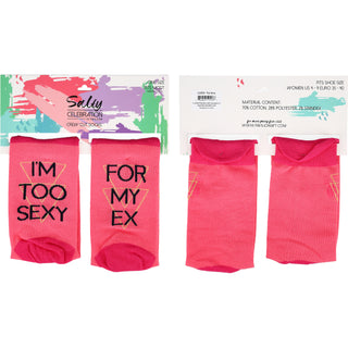 Too Sexy Ladies Cotton Blend Sock