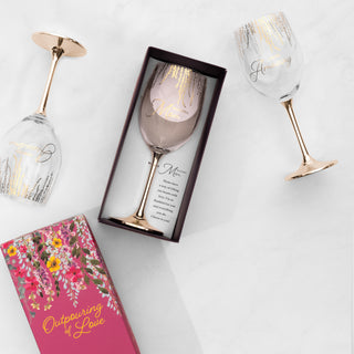 Grandma Gift Boxed 19 oz Crystal Wine Glass