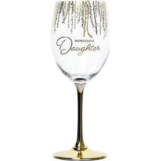 Daughter Gift Boxed 19 oz Crystal Wine Glass