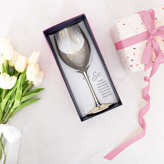 Sister Gift Boxed 19 oz Crystal Wine Glass