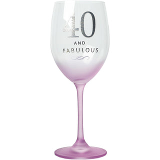 40 Gift Boxed 19 oz Crystal Wine Glass