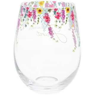 Beautiful Aunt Gift Boxed 17 oz Stemless Wine Glass