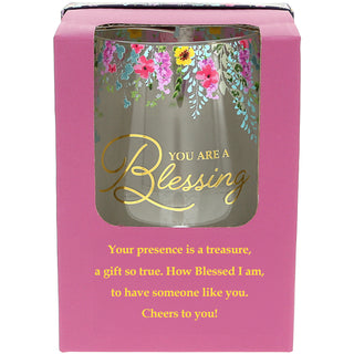 You Are a Blessing Gift Boxed 17 oz Stemless Wine Glass