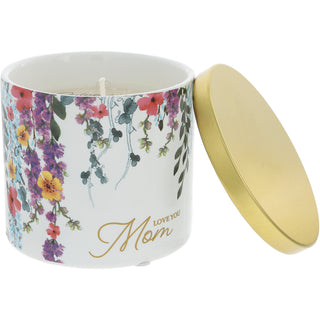 Love You Mom 14 oz - 100% Soy Wax Candle with Matches Scent: Vanilla