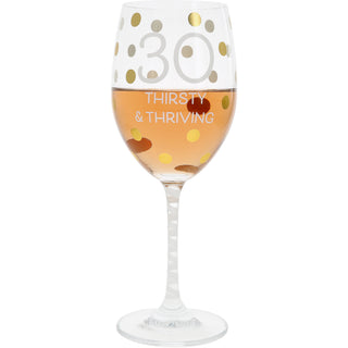 30 Gift Boxed 16 oz Crystal Wine Glass