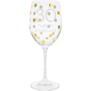 30 Gift Boxed 16 oz Crystal Wine Glass