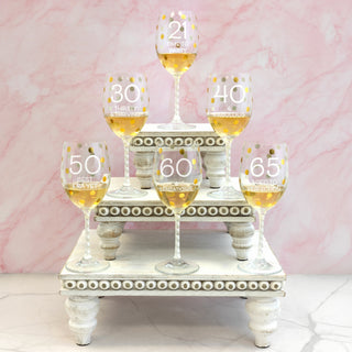 30 Gift Boxed 16 oz Crystal Wine Glass