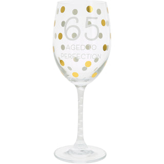 65 Gift Boxed 16 oz Crystal Wine Glass