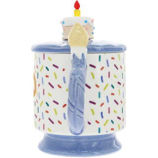 40 14 oz Mug with Birthday Cake Lid