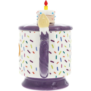 50 14 oz Mug with Birthday Cake Lid