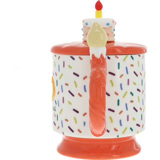 60 14 oz Mug with Birthday Cake Lid