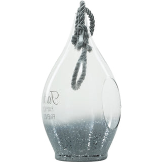 Faith 11.5" Smoke Glass Lantern