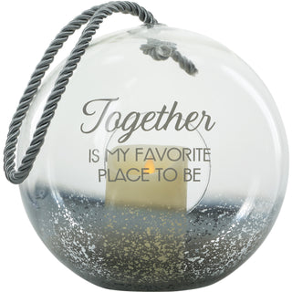 Together 9.5" Smoke Glass Lantern