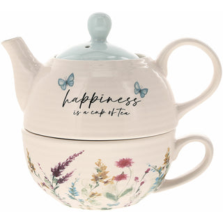 Happiness Tea for One (14.5 oz Teapot & 10 oz Cup)