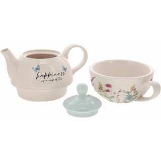 Happiness Tea for One (14.5 oz Teapot & 10 oz Cup)