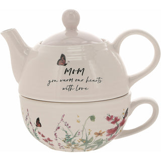 Mom Tea for One
(14.5 oz Teapot & 10 oz Cup)