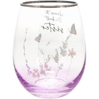 Sister 20 oz Stemless Wine Glass