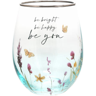 Be You 20 oz Stemless Wine Glass