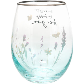 Be You 20 oz Stemless Wine Glass