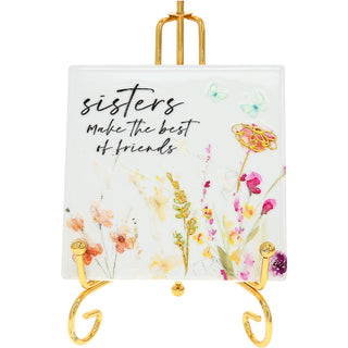 Sisters 4" Ceramic Coaster