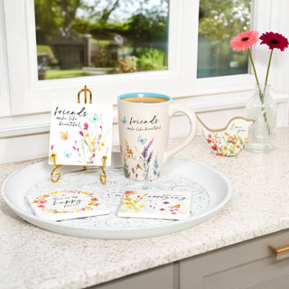 Amazing 4" Ceramic Coaster