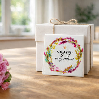 Every Moment 4" Ceramic Coaster