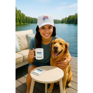 H1 Lake Dog White Adjustable Hat