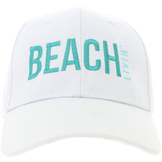 H1 Beach Livin' White Adjustable Hat
