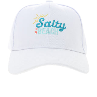 H1 Salty Beach White Adjustable Hat