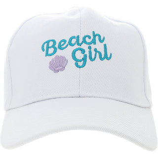 H1 Beach Girl White Adjustable Hat
